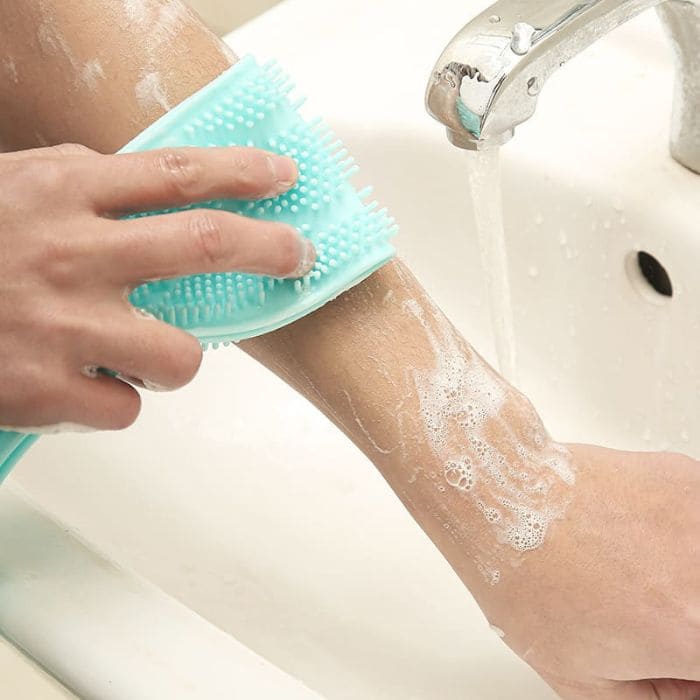Cepillo de Silicona x2: Higiene y Durabilidad en Cada Ducha