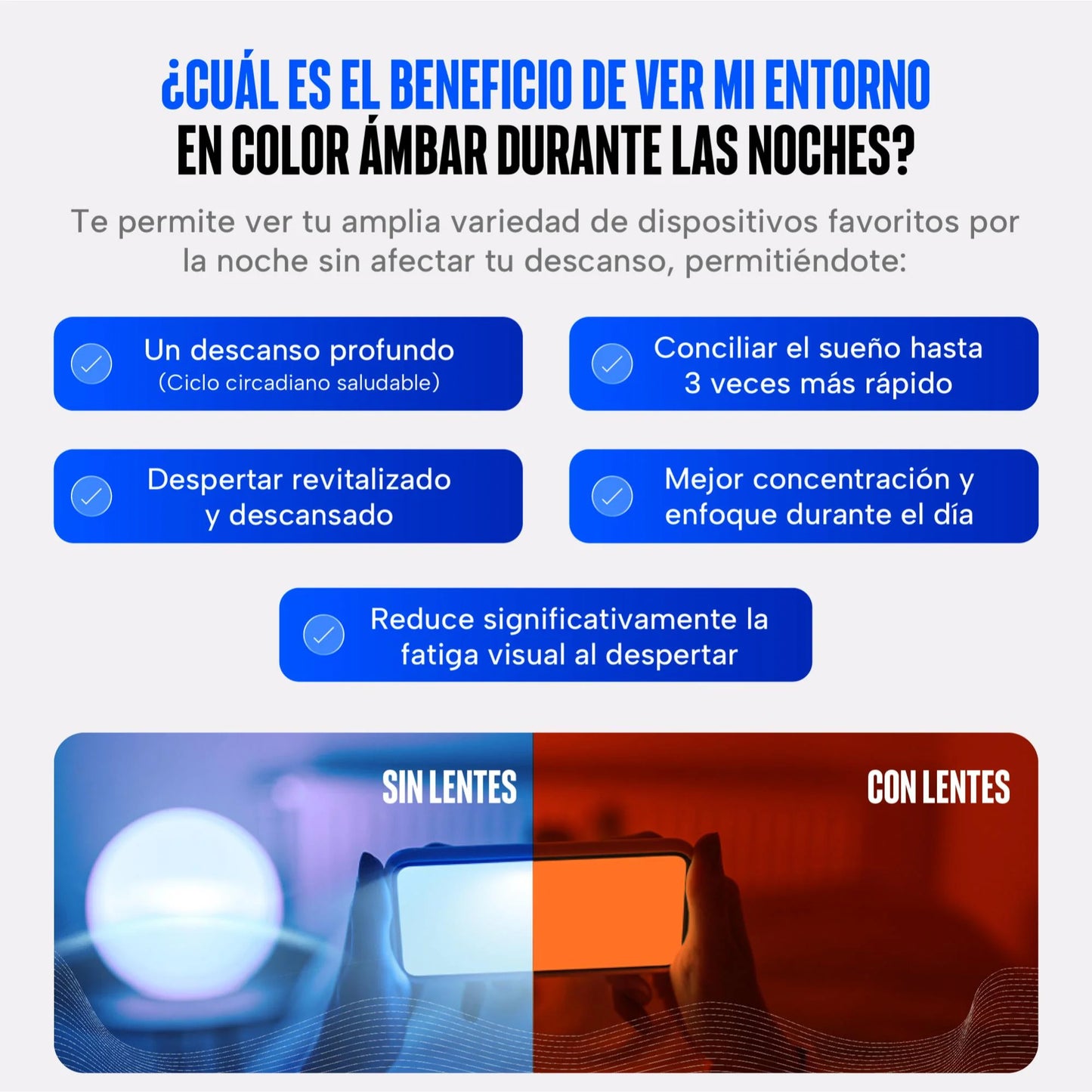 Lentes Blue Shield: Tu escudo nocturno para un descanso profundo