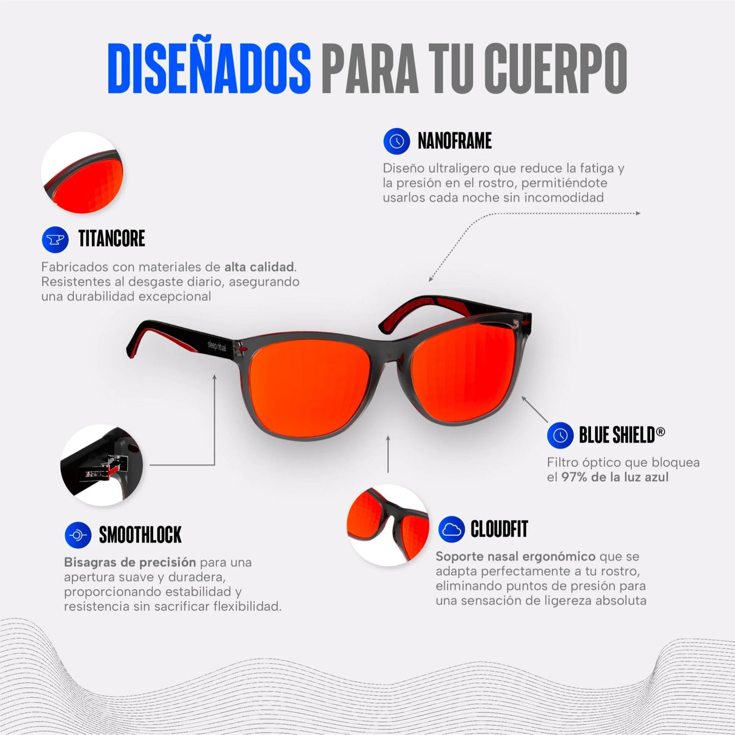 Lentes Blue Shield: Tu escudo nocturno para un descanso profundo