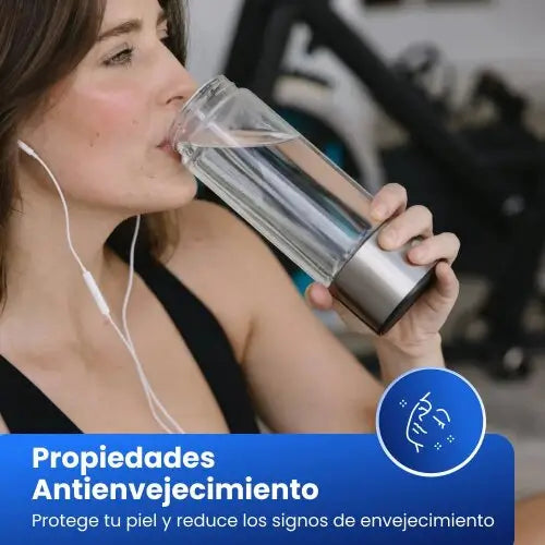 AliveBlue™: Tu botella de agua con poder antioxidante para energía y piel saludable