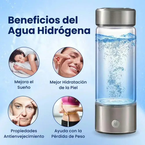 AliveBlue™: Tu botella de agua con poder antioxidante para energía y piel saludable