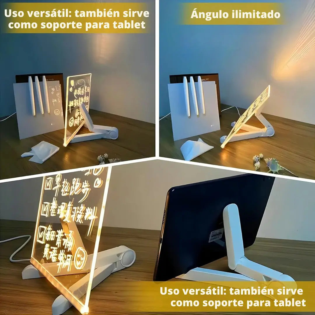 Tablero Acrílico Luminoso: ¡El Taller Creativo que Ilumina su Imaginación!