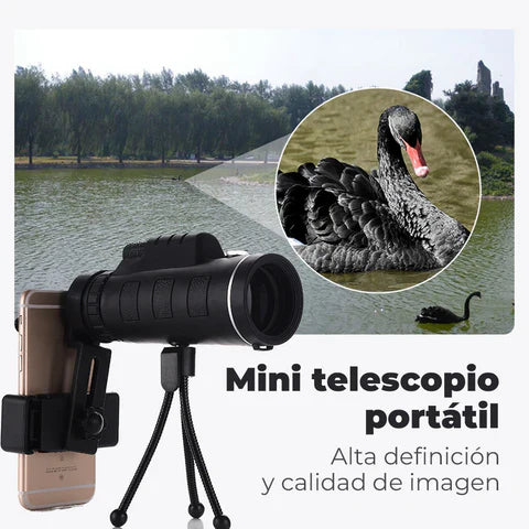 Telescopio Portátil Stellar™ con Visión Nocturna – ¡Explora el universo desde tu balcón!