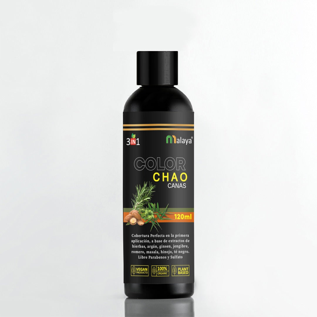 Shampoo Chao Canas + Tratamiento: Recupera el Color Natural de tu Cabello