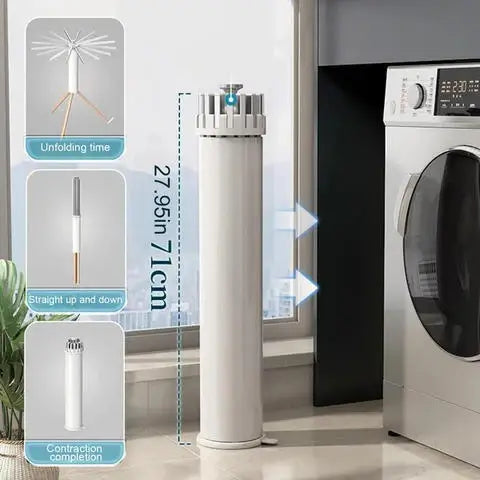 Tendedero Octopus 360°: ¡Seca más prendas en menos espacio!