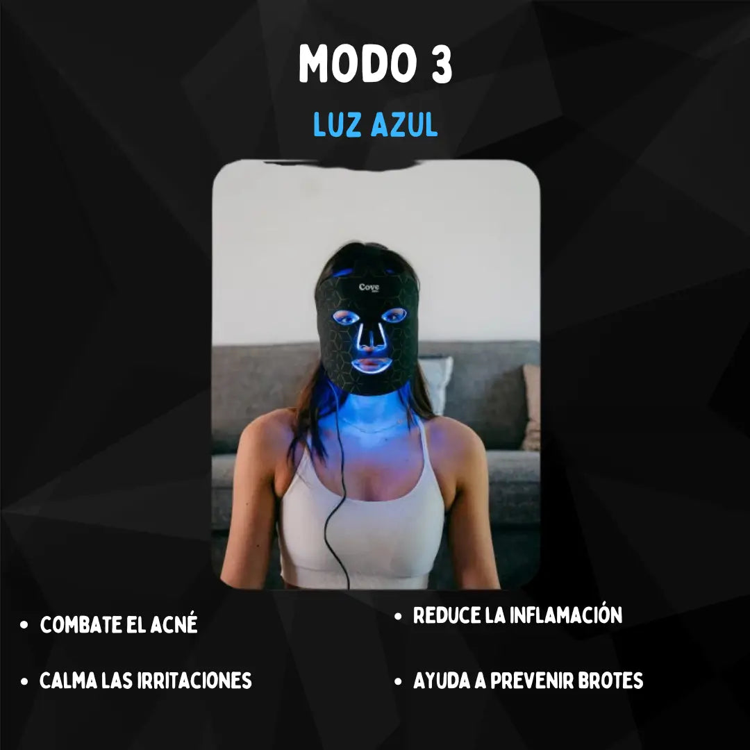 Máscara LED Facial – Consiente tu piel con tecnología de luz avanzada