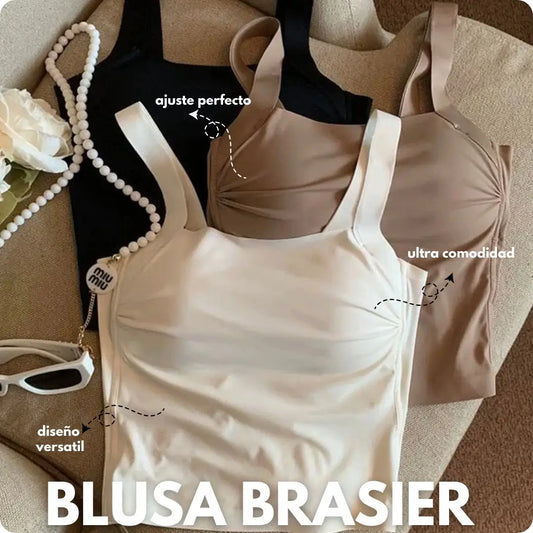 Blusa-Brasier FitShape™ 2 en 1: Ahorro, comodidad y estilo en tu figura