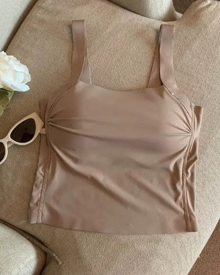 Blusa-Brasier FitShape™ 2 en 1: Ahorro, comodidad y estilo en tu figura