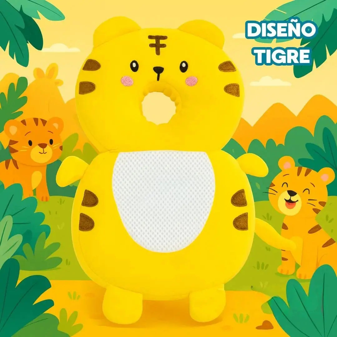 Protección suave para la cabecita de tu bebé