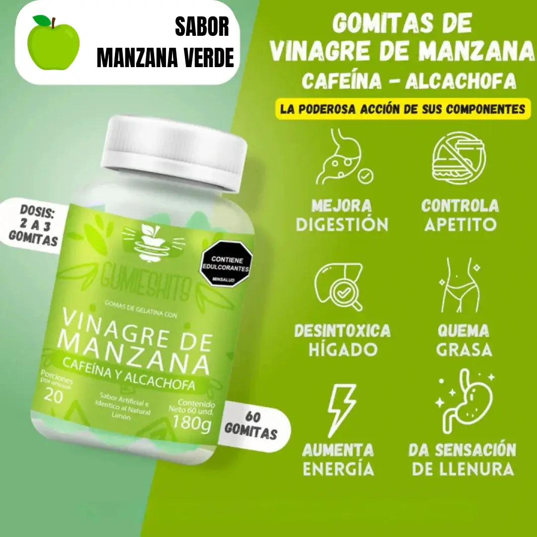 Gomitas de Vinagre de Manzana: Salud y energía hacia una vida equilibrada