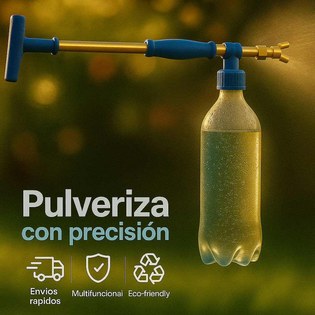 Pulverizador Manual de Jardín: Riega usando hasta 50 % menos agua