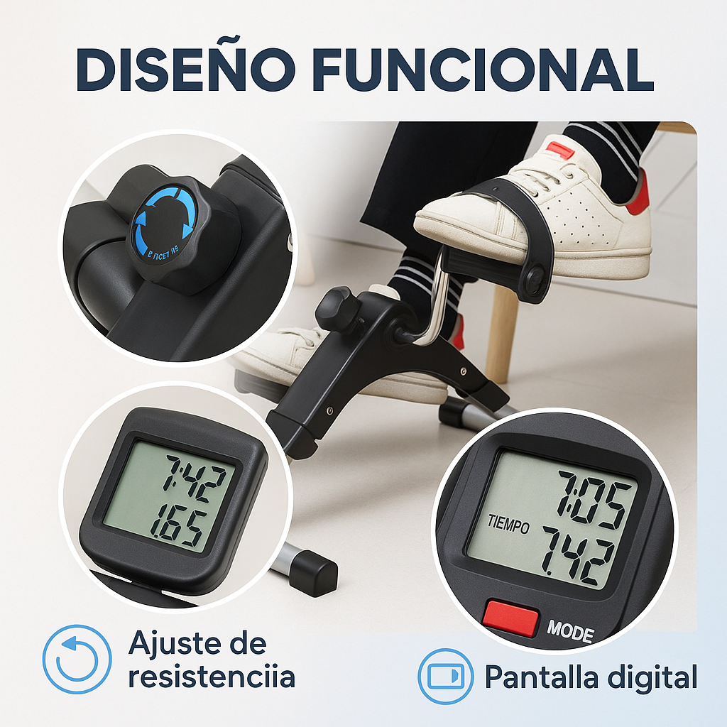 Bici Ejercitadora TG™: Ejercítate sin moverte de tu silla