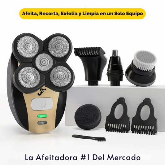 Afeitadora FlexSeries® 5 en 1: 5 Herramientas Profesionales para Tu Rutina.
