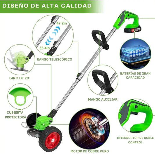 iToolMax 3‑en‑1: la cortadora sin cable que cuida tu espalda y deja tu jardín impecable
