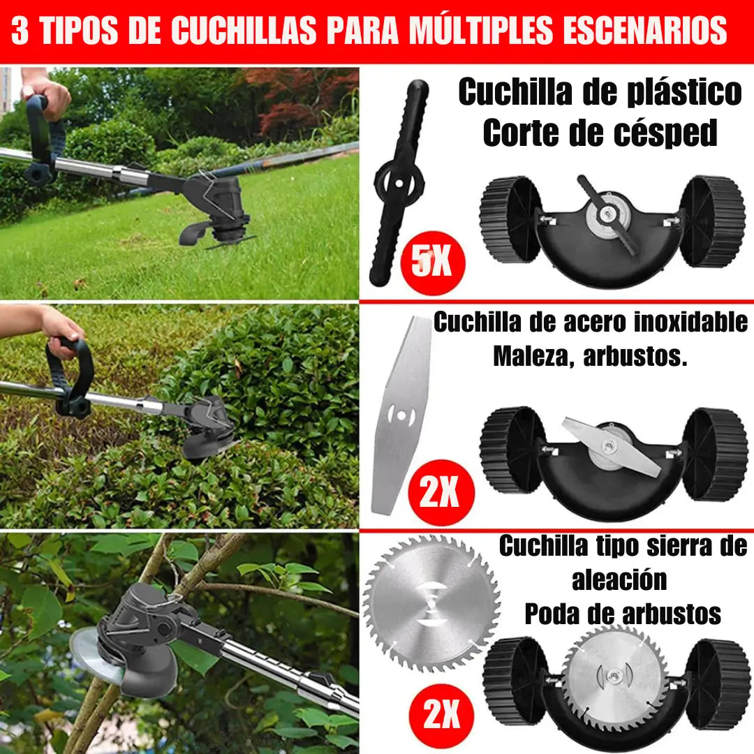 iToolMax 3‑en‑1: la cortadora sin cable que cuida tu espalda y deja tu jardín impecable