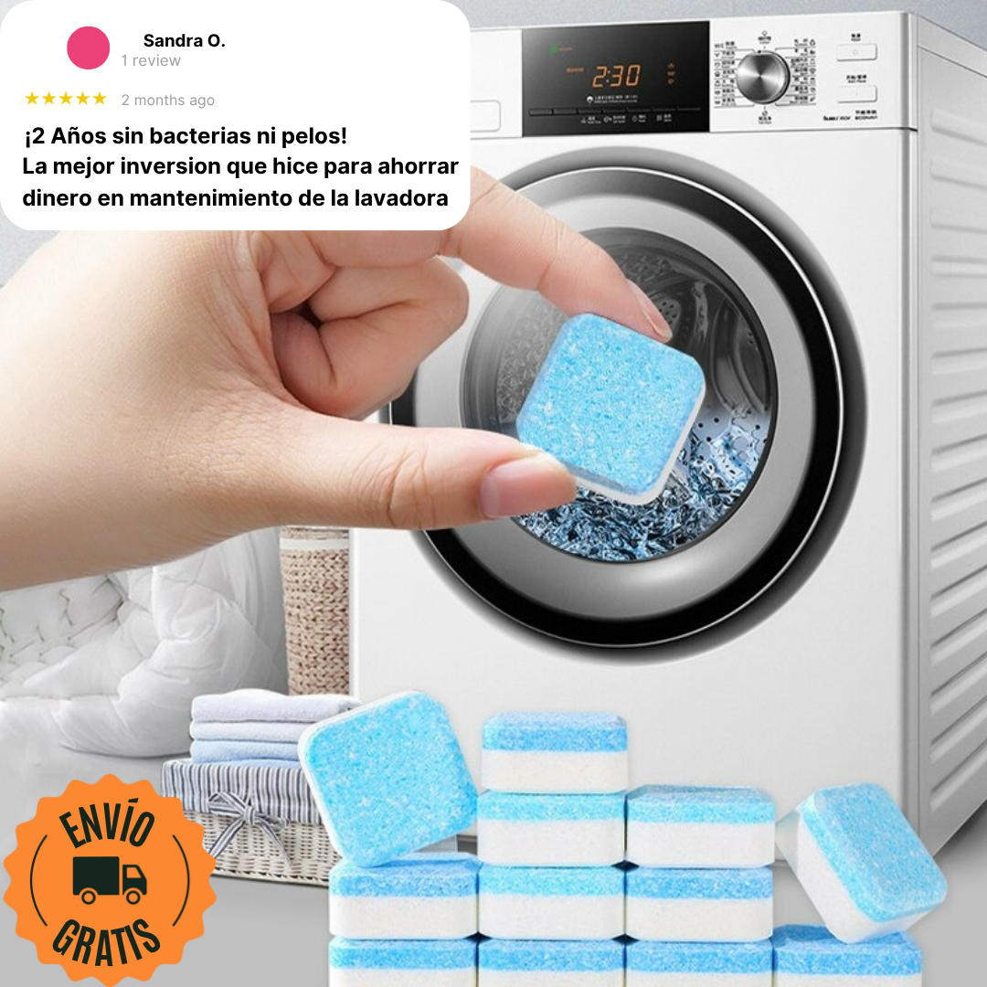 Pastilla Uproot 24 – 2 Años Libre de Bacterias y Pelos Para Tu lavadora