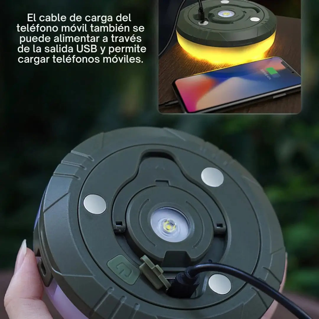 LumiTrail™ – Luz portátil extensible para actividades al aire libre
