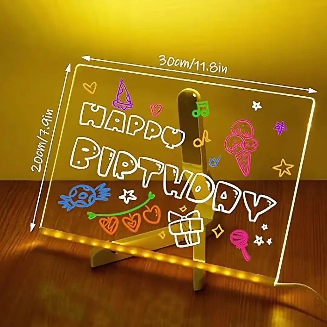 Tablero Acrílico Luminoso: ¡El Taller Creativo que Ilumina su Imaginación!