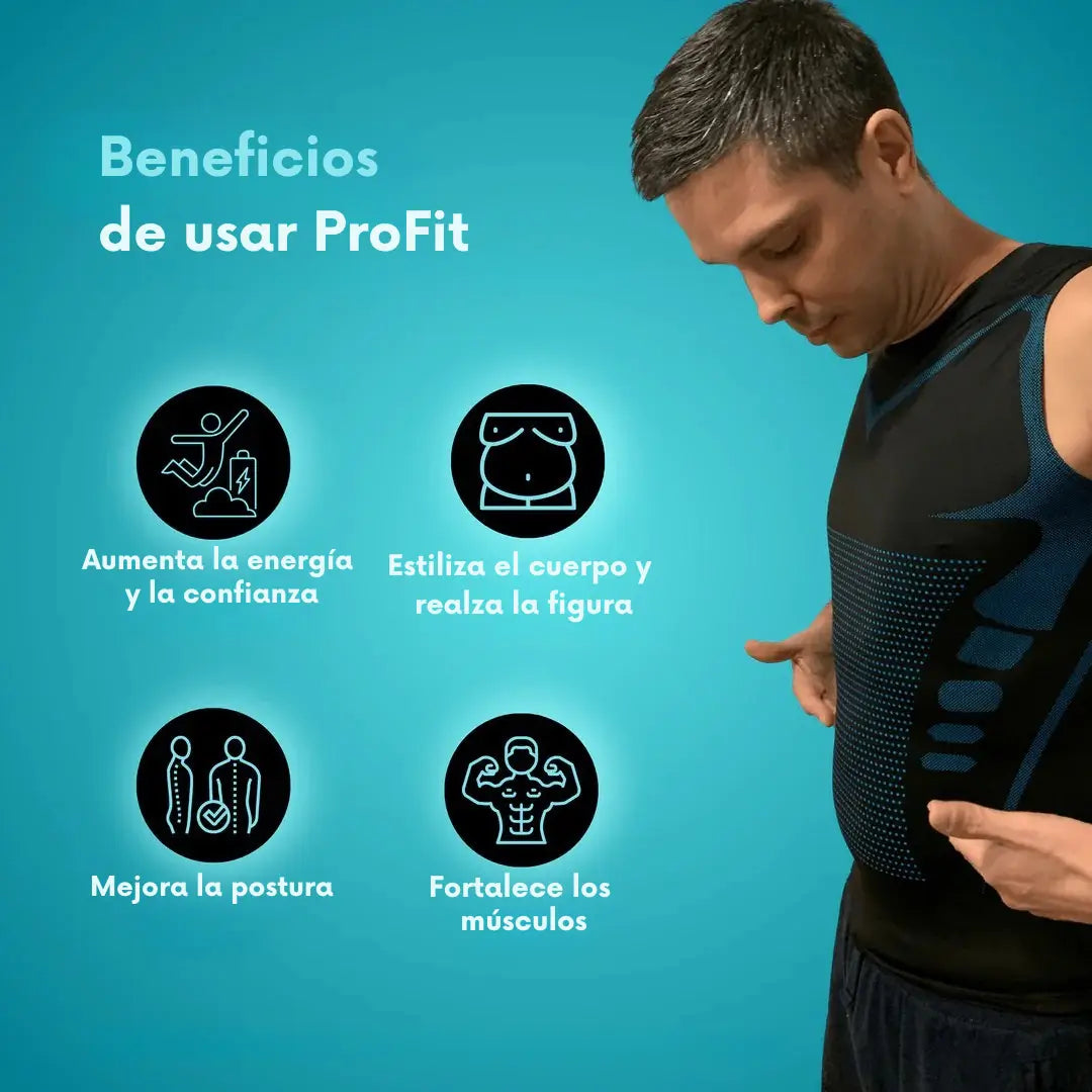 Camisilla ProFit™ X2 – Activa tu energía y mejora tu postura con estilo.