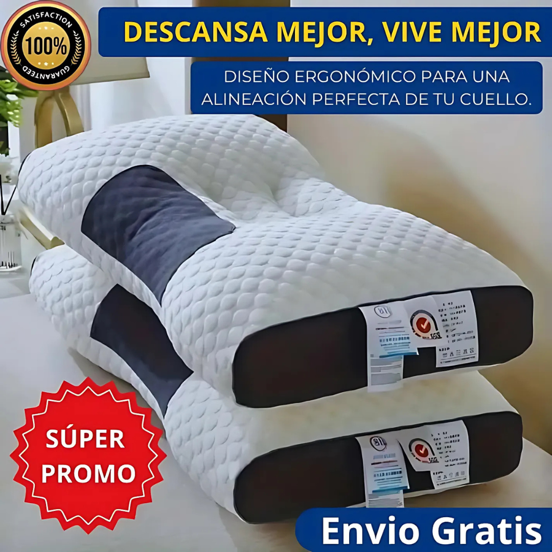 Combo de 2 Almohadas Ortopédicas Premium – Descanso y Bienestar