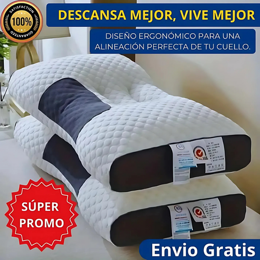 Combo de 2 Almohadas Ortopédicas Premium – Descanso y Bienestar