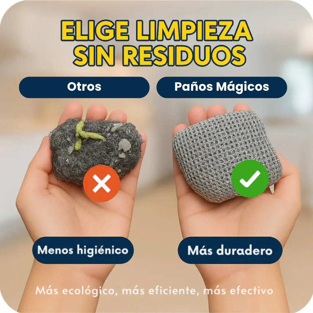 Pack 10 Paños Mágicos - Limpieza sin Rayones